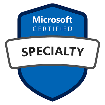 Microsoft Certified Specialty